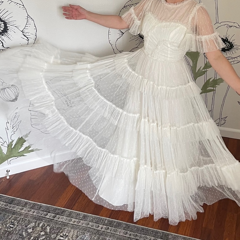 IVY City Whimsical dress maxi tulle